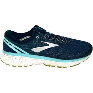 Brooks Ghost 11 Comfort Running Shoes Women's Navy/Grey/Blue Size 9 WIDE WIDTH